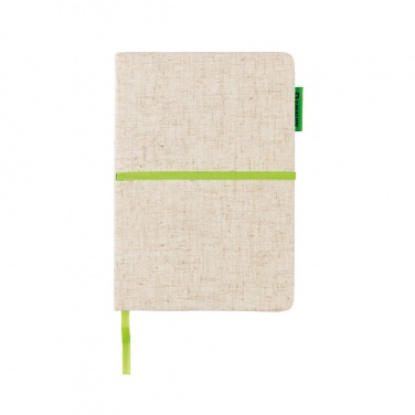 Logo trade corporate gifts picture of: A5 jute notebook