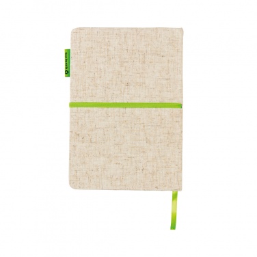 Logo trade corporate gift photo of: A5 jute notebook