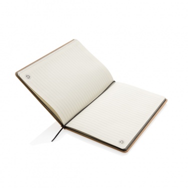 Logo trade promotional merchandise photo of: A5 kraft notebook