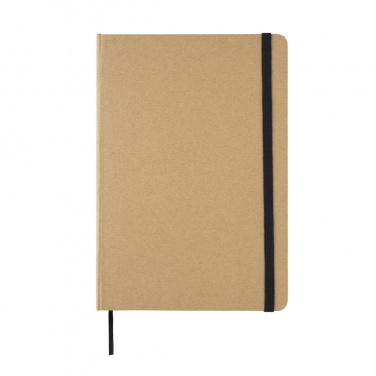 Logo trade promotional giveaways picture of: A5 kraft notebook