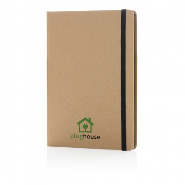 Logo trade corporate gifts image of: A5 kraft notebook