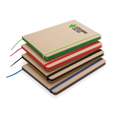 Logo trade promotional merchandise picture of: A5 kraft notebook