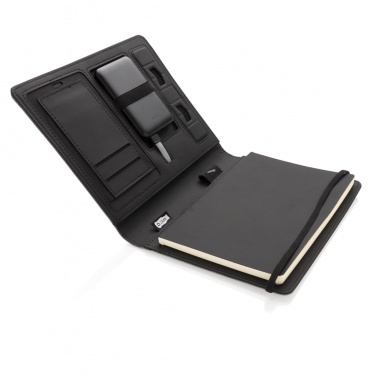 Logotrade promotional giveaway picture of: Air 5W wireless charging notebook with 5000mAh powerbank