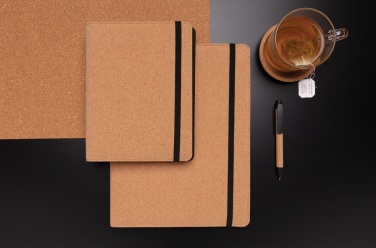 Logotrade promotional product picture of: Deluxe cork portfolio A5 with pen