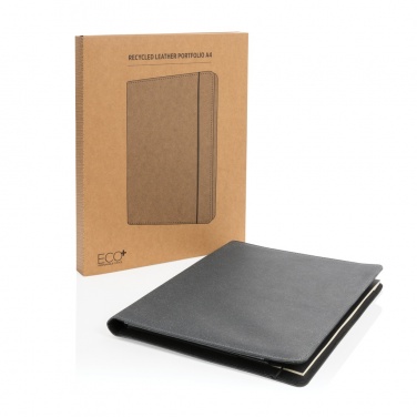 Logotrade promotional merchandise photo of: Recycled leather A4 portfolio