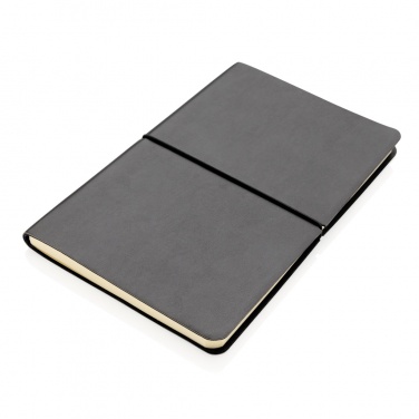 Logo trade promotional items picture of: Modern deluxe softcover A5 notebook