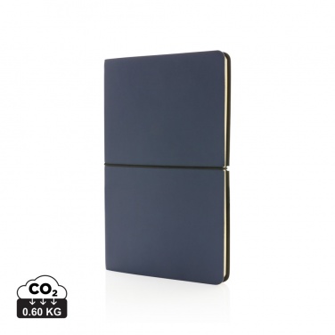 Logo trade advertising products picture of: Modern deluxe softcover A5 notebook