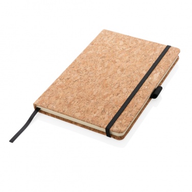 Logo trade promotional item photo of: Cork hardcover notebook A5