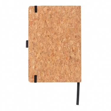 Logo trade promotional gifts picture of: Cork hardcover notebook A5