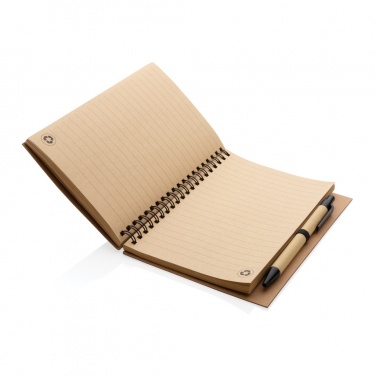 Logotrade promotional items photo of: Cork spiral notebook with pen