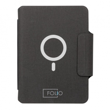 Logo trade advertising products image of: Artic Magnetic 10W wireless charging A5 notebook