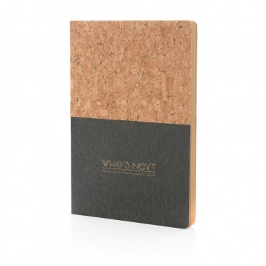 Logotrade promotional gift image of: A5 cork & kraft notebook