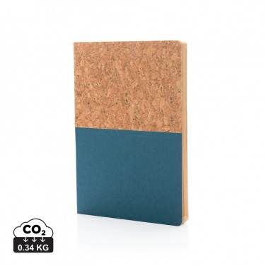 Logo trade promotional items image of: A5 cork & kraft notebook