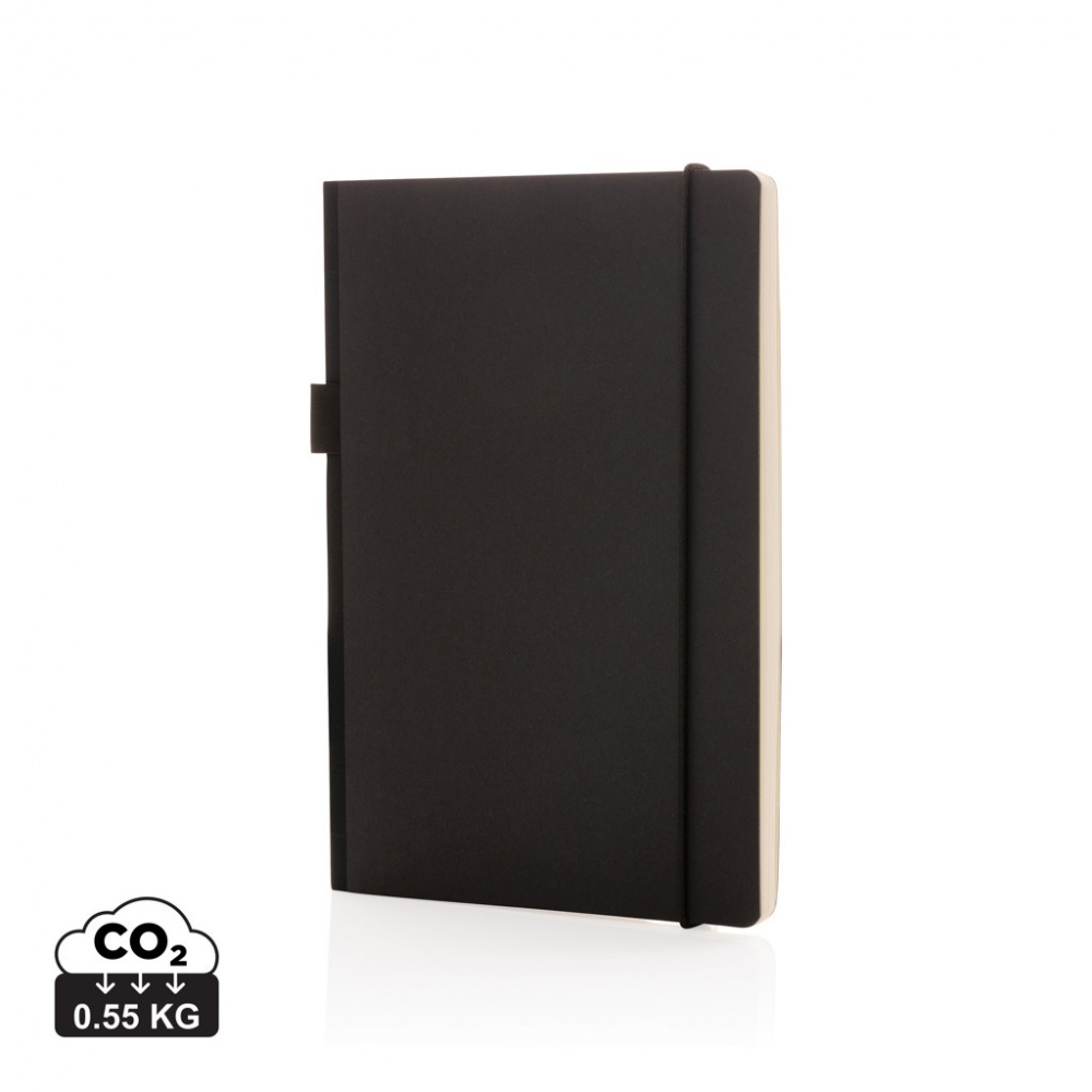 Logotrade promotional item picture of: A5 deluxe kraft hardcover notebook