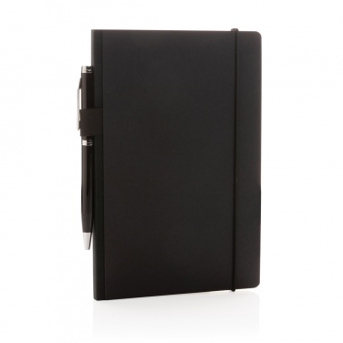 Logotrade promotional giveaway image of: A5 deluxe kraft hardcover notebook