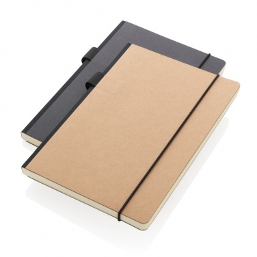 Logotrade corporate gift picture of: A5 deluxe kraft hardcover notebook