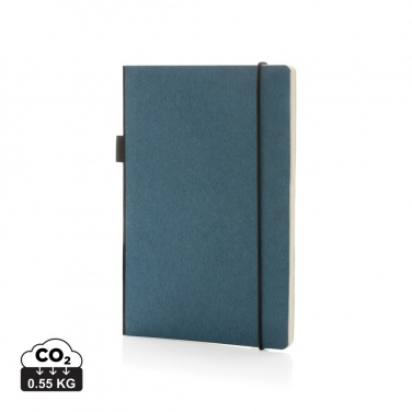 Logo trade advertising products image of: A5 deluxe kraft hardcover notebook