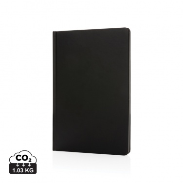 Logo trade promotional merchandise photo of: A5 Impact stone paper hardcover notebook