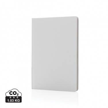 Logo trade advertising products picture of: A5 Impact stone paper hardcover notebook