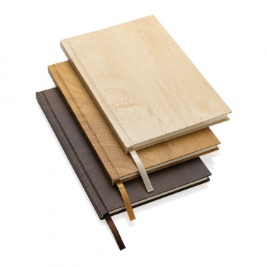 Logotrade corporate gift picture of: Kavana wood print A5 notebook