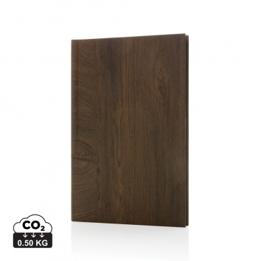 Logotrade promotional gift image of: Kavana wood print A5 notebook