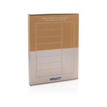 Logotrade promotional gift picture of: Impact Aware™ A4 portfolio with magnetic closure