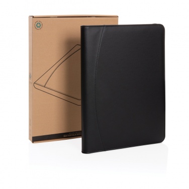 Logo trade promotional products image of: RCS rPU deluxe tech portfolio with zipper