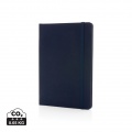 GRS certified RPET A5 notebook, navy