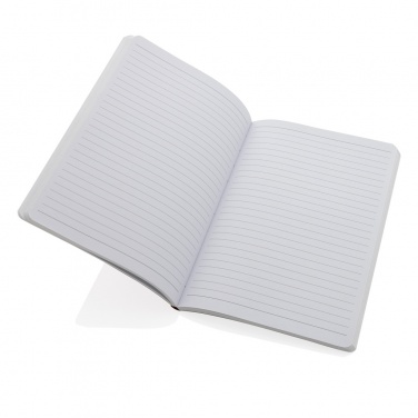 Logo trade promotional products image of: Salton A5 GRS certified recycled paper notebook