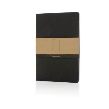 Logotrade promotional product image of: Salton A5 GRS certified recycled paper notebook