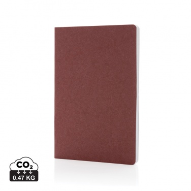 Logo trade promotional items image of: Salton A5 GRS certified recycled paper notebook