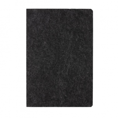 Logotrade promotional merchandise picture of: Phrase GRS certified recycled felt A5 notebook