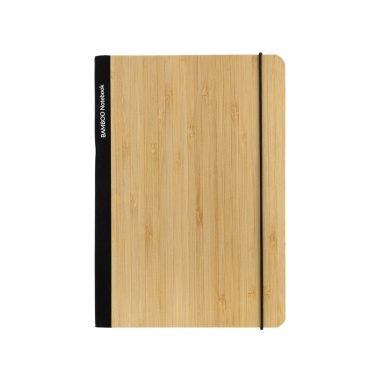 Logo trade promotional giveaways picture of: Scribe bamboo A5 Notebook