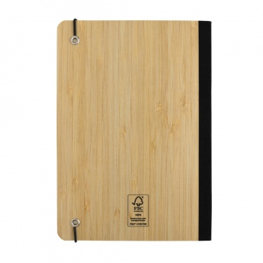 Logo trade promotional gift photo of: Scribe bamboo A5 Notebook