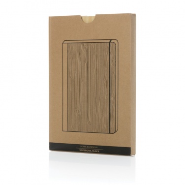 Logo trade promotional gift photo of: Scribe bamboo A5 Notebook