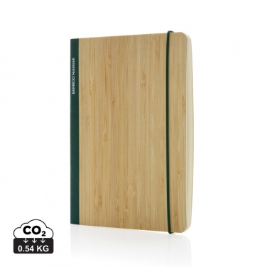 Logotrade promotional gift image of: Scribe bamboo A5 Notebook