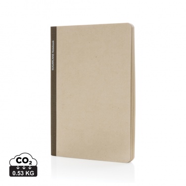 Logotrade promotional gift picture of: Stylo Sugarcane paper A5 Notebook