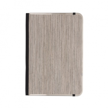 Logo trade advertising products picture of: Treeline A5 wooden cover deluxe notebook