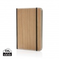 Treeline A5 wooden cover deluxe notebook, brown