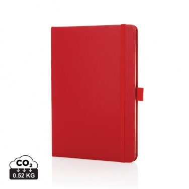 Logo trade promotional merchandise photo of: Sam A5 RCS certified bonded leather classic notebook