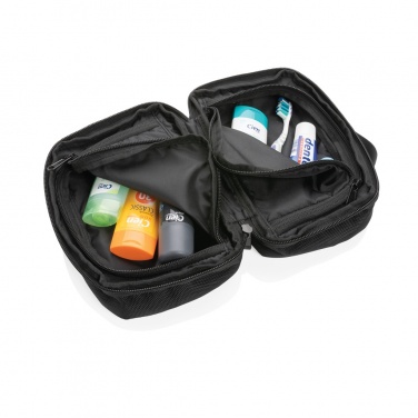 Logo trade advertising products picture of: Swiss Peak AWARE™ RPET Voyager toiletry bag