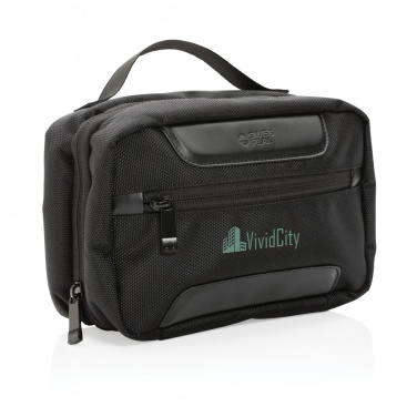 Logo trade advertising product photo of: Swiss Peak AWARE™ RPET Voyager toiletry bag