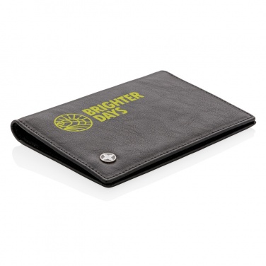 Logo trade promotional items picture of: RFID anti-skimming passport holder