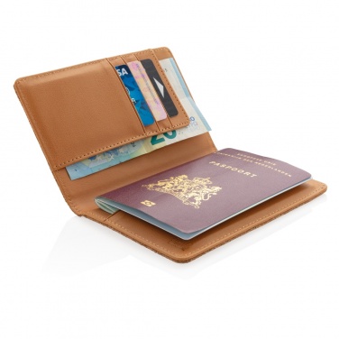 Logotrade corporate gift image of: Cork secure RFID passport cover