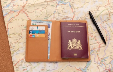 Logotrade corporate gift picture of: Cork secure RFID passport cover