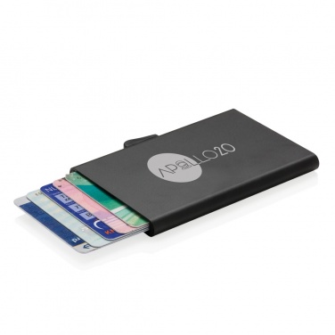 Logo trade promotional items image of: C-Secure aluminium RFID card holder