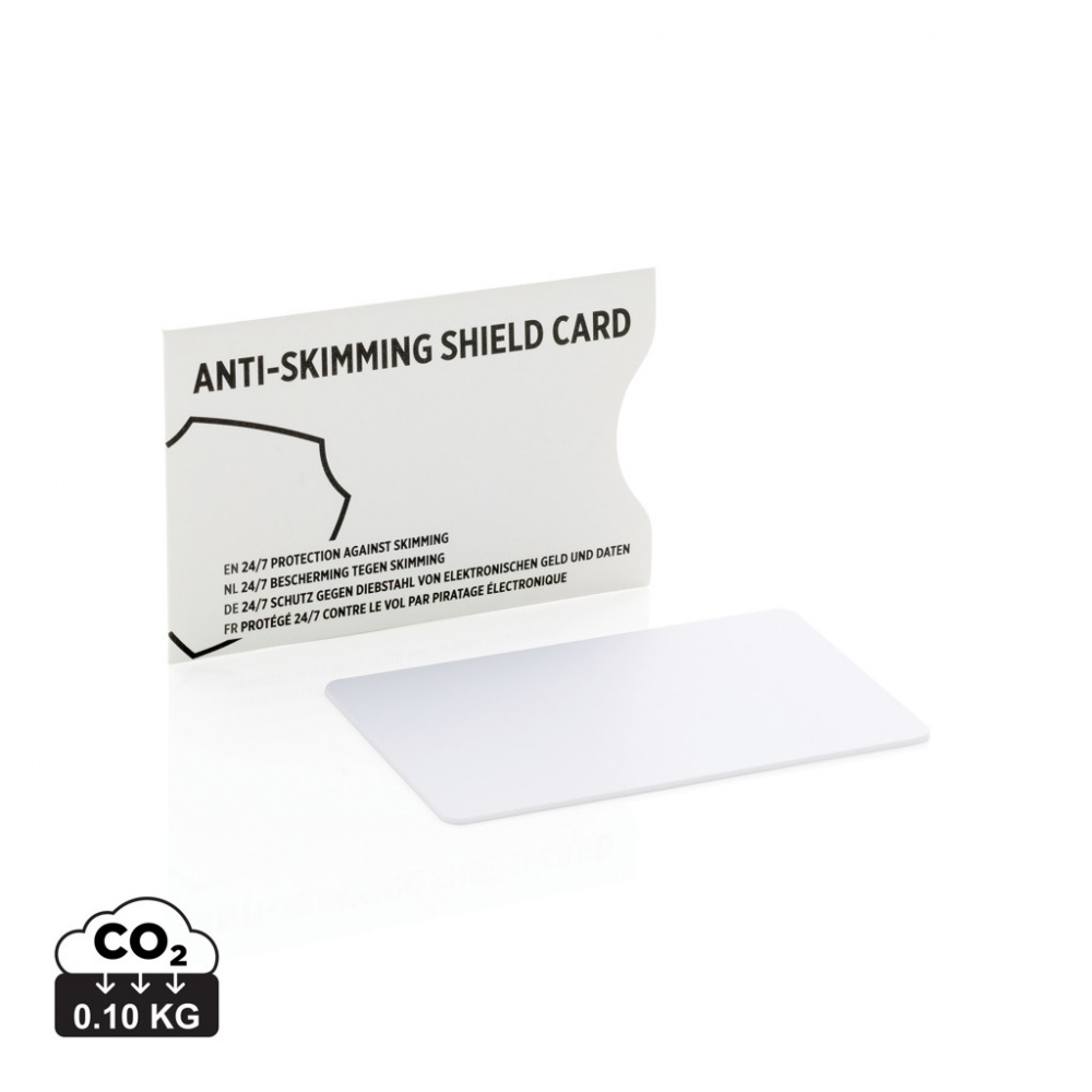 Logo trade advertising products picture of: Anti-skimming RFID shield card with active jamming chip