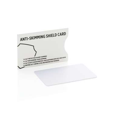 Logotrade business gift image of: Anti-skimming RFID shield card with active jamming chip