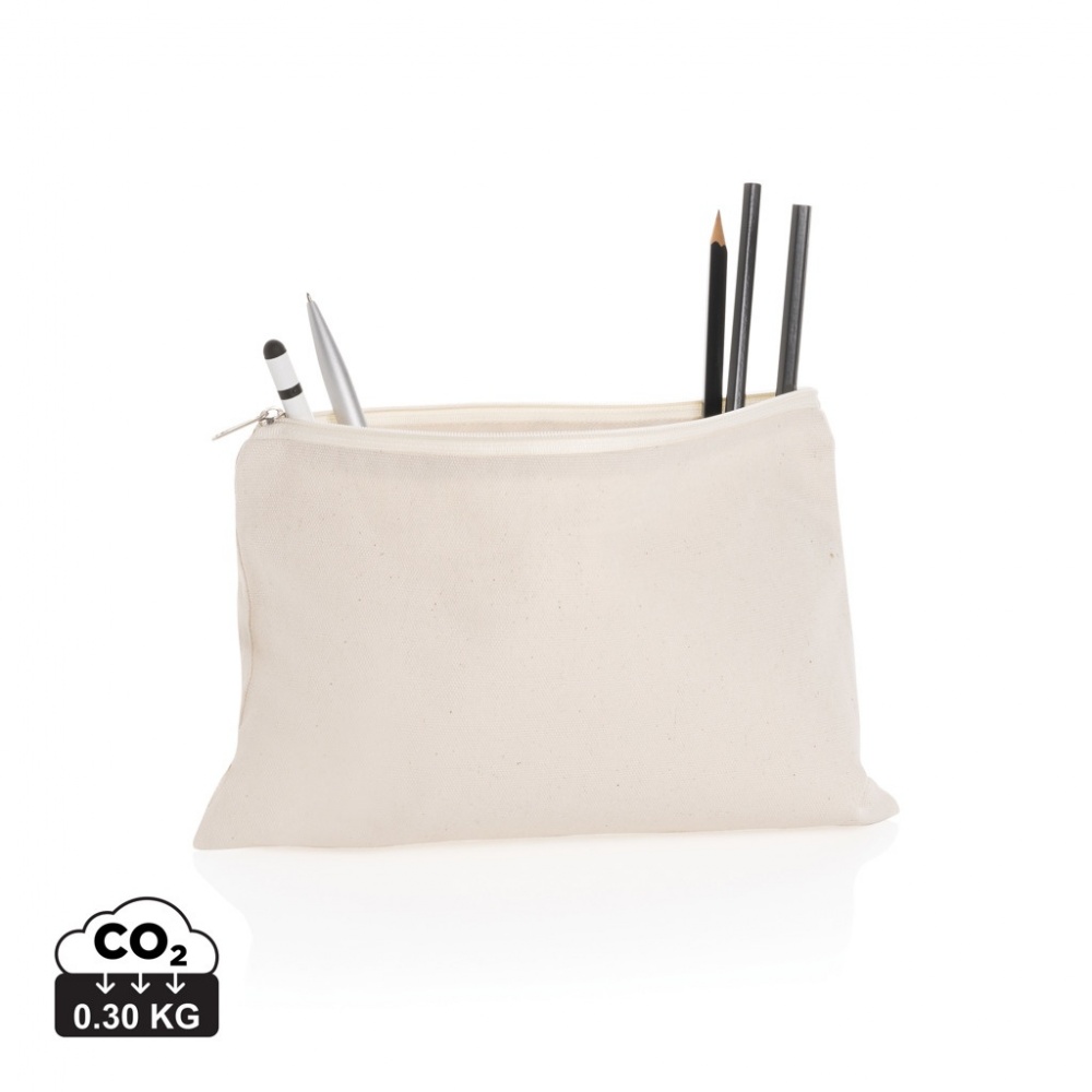 Logotrade promotional giveaway image of: Impact Aware™ 285 gsm rcanvas pencil case undyed