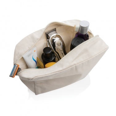 Logotrade promotional product picture of: Impact Aware™ 285 gsm rcanvas toiletry bag undyed